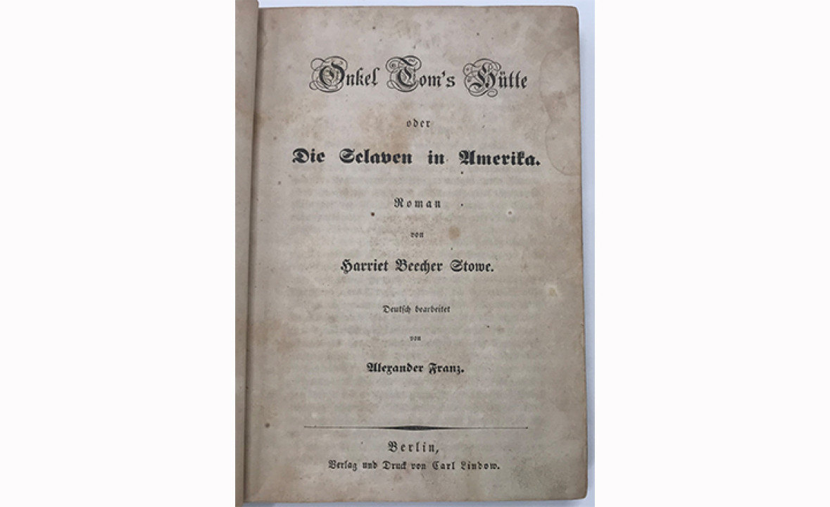 _Uncle Tom's Cabin_, German Translation