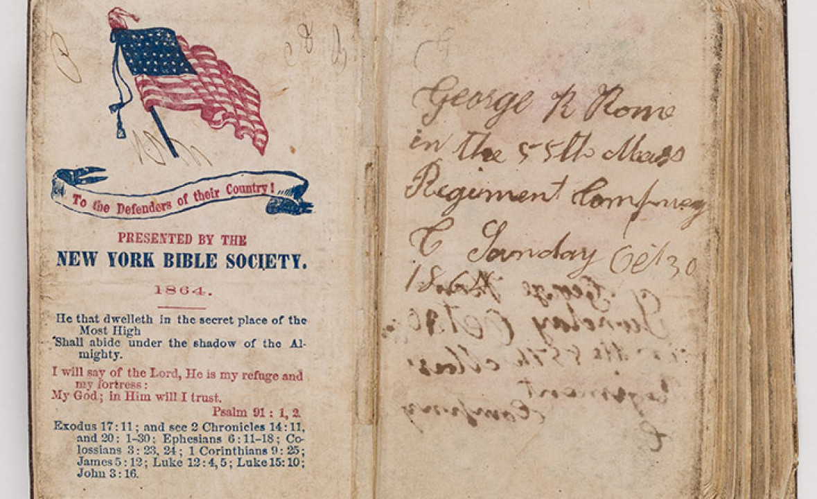 Pvt. George R. Rome’s Personal New Testament