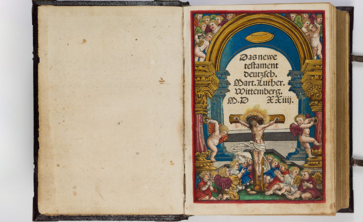 Luther’s German New Testament with Colored Woodcuts