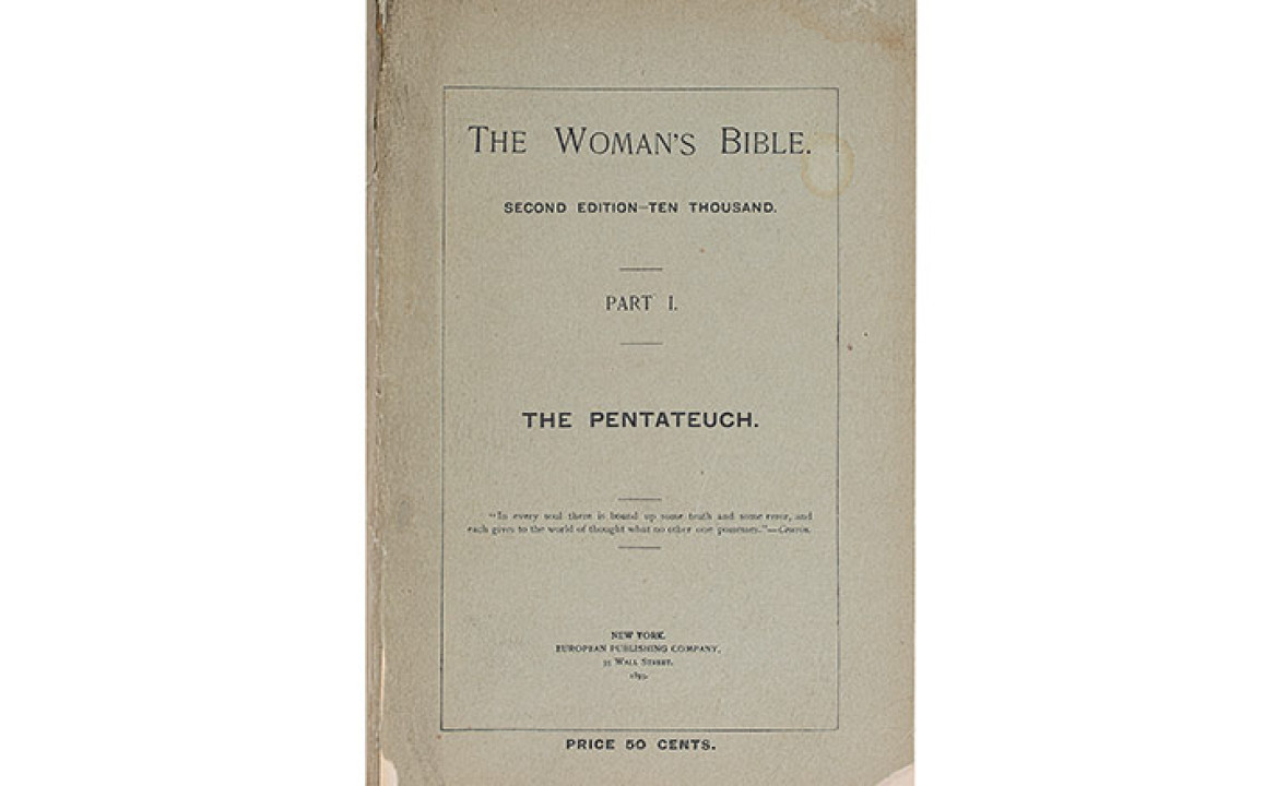 The Woman’s Bible, part I–The Pentateuch