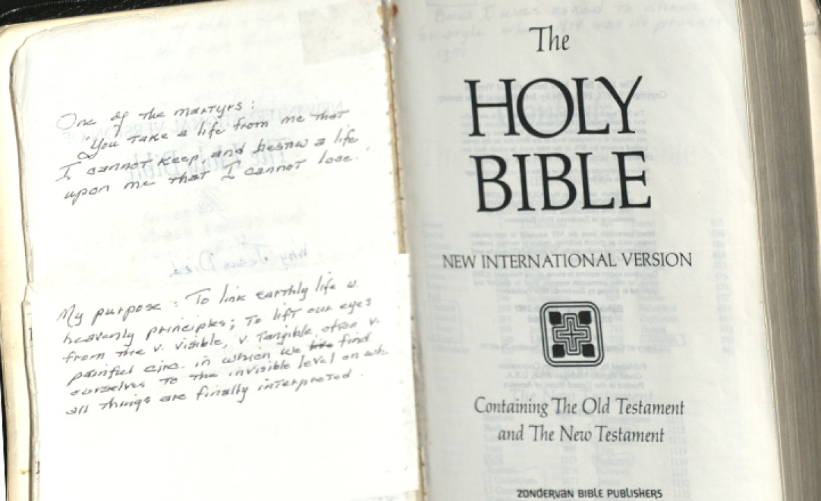 Elisabeth Elliot’s Bible, New International Version