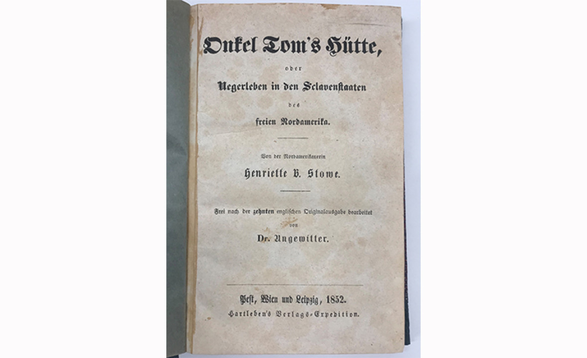 _Uncle Tom’s Cabin_, German Translation