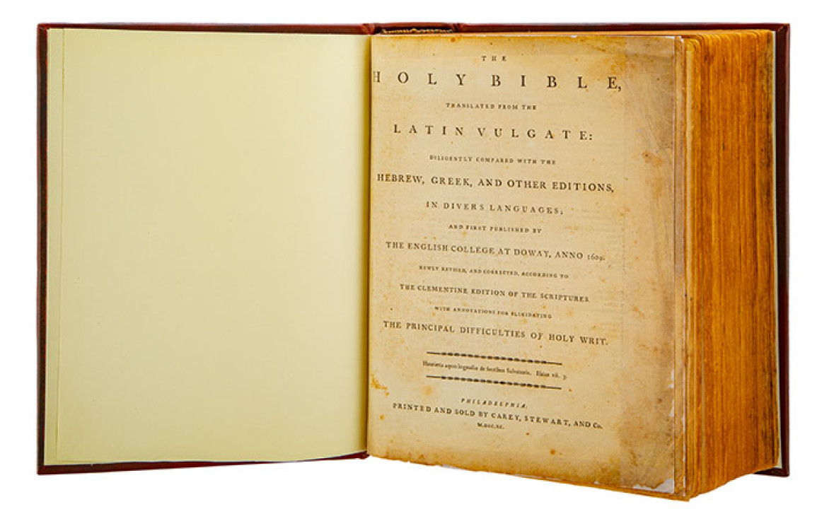 Carey Bible, First Edition