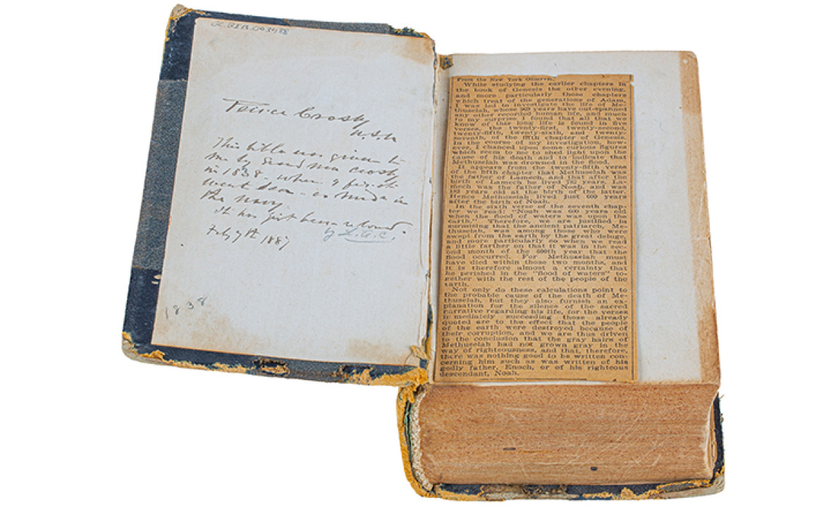 Admiral Peirce Crosby’s Bible
