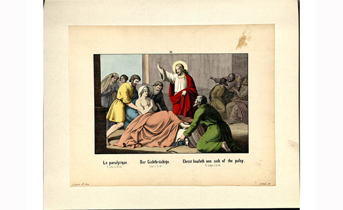 Christ Healeth One Sick of the Palsy