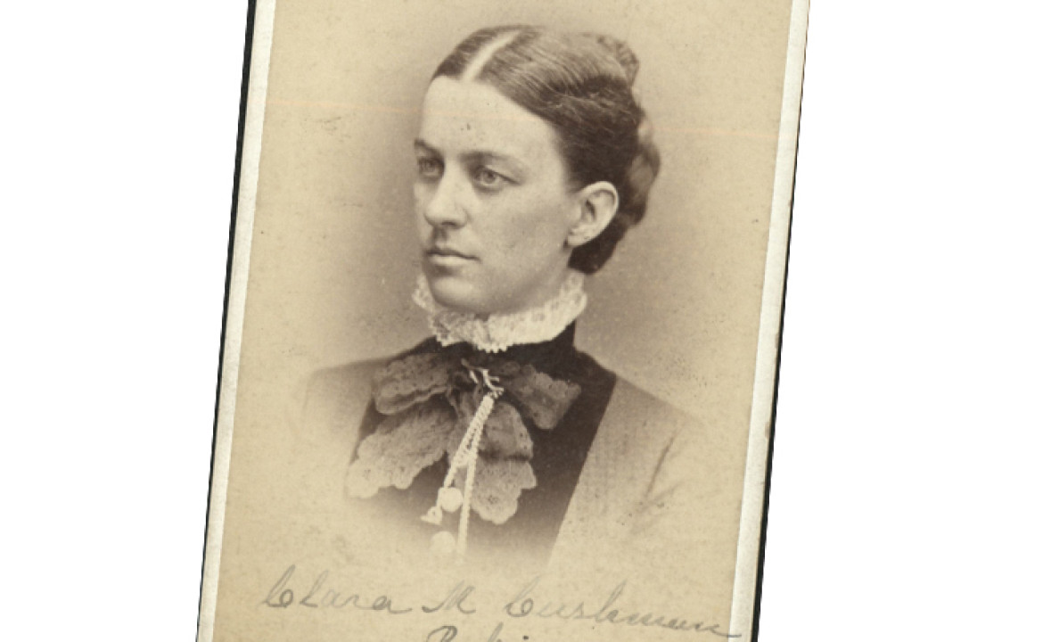 Carte de Visite Photograph of Clara M. Cushman