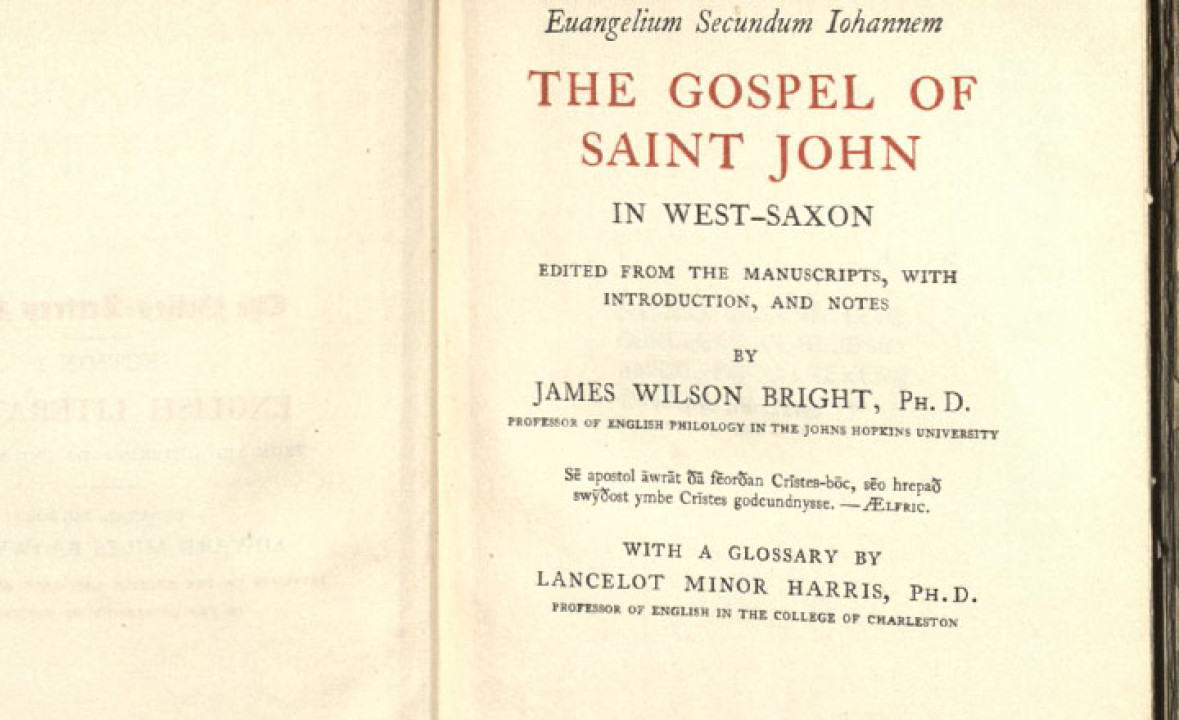 _Euangelium secundum Iohannem: the Gospel of Saint John in West-Saxon_