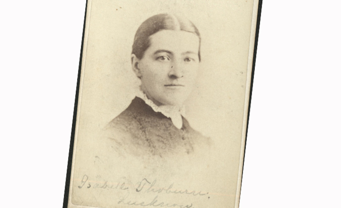 Carte de Visite Photograph of Isabella Thoburn