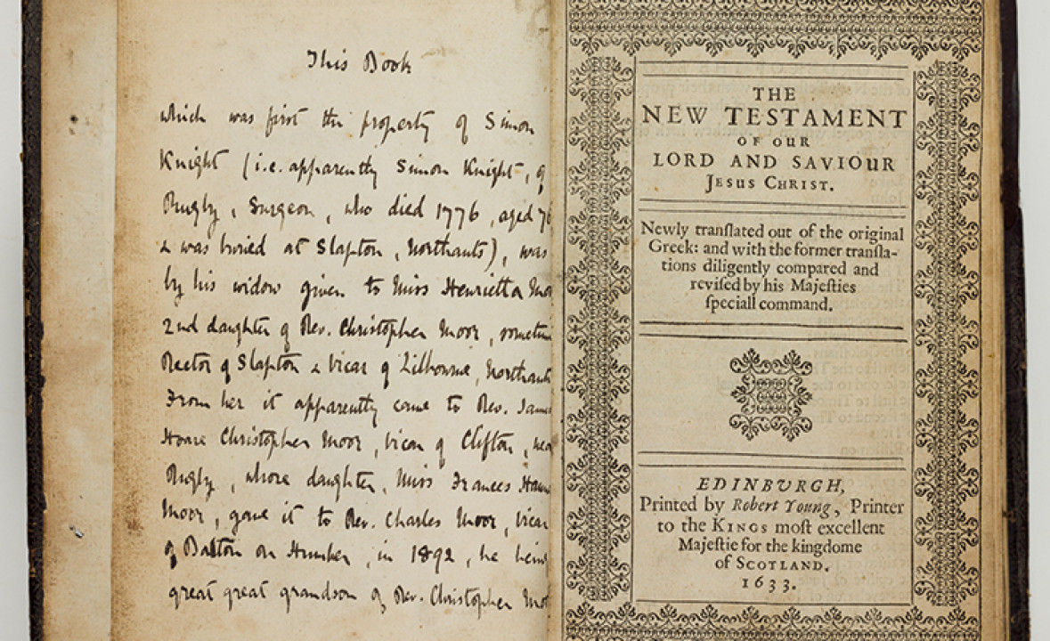 1633 King James New Testament