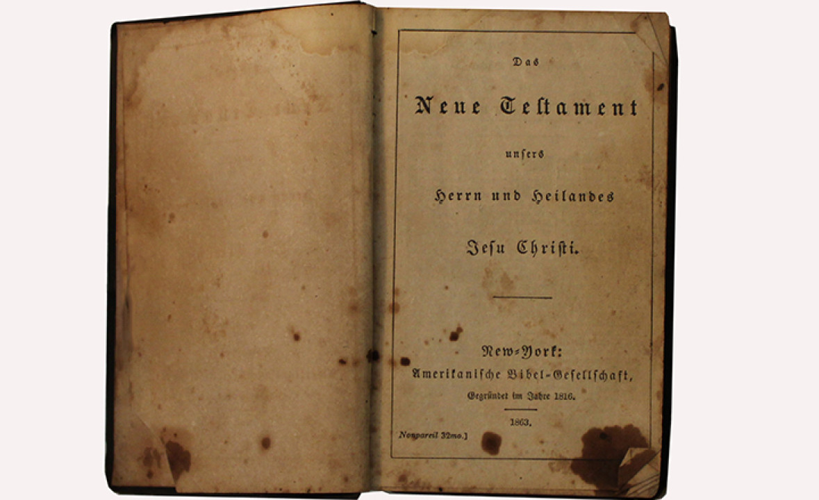 John Weisenhamer's German New Testament