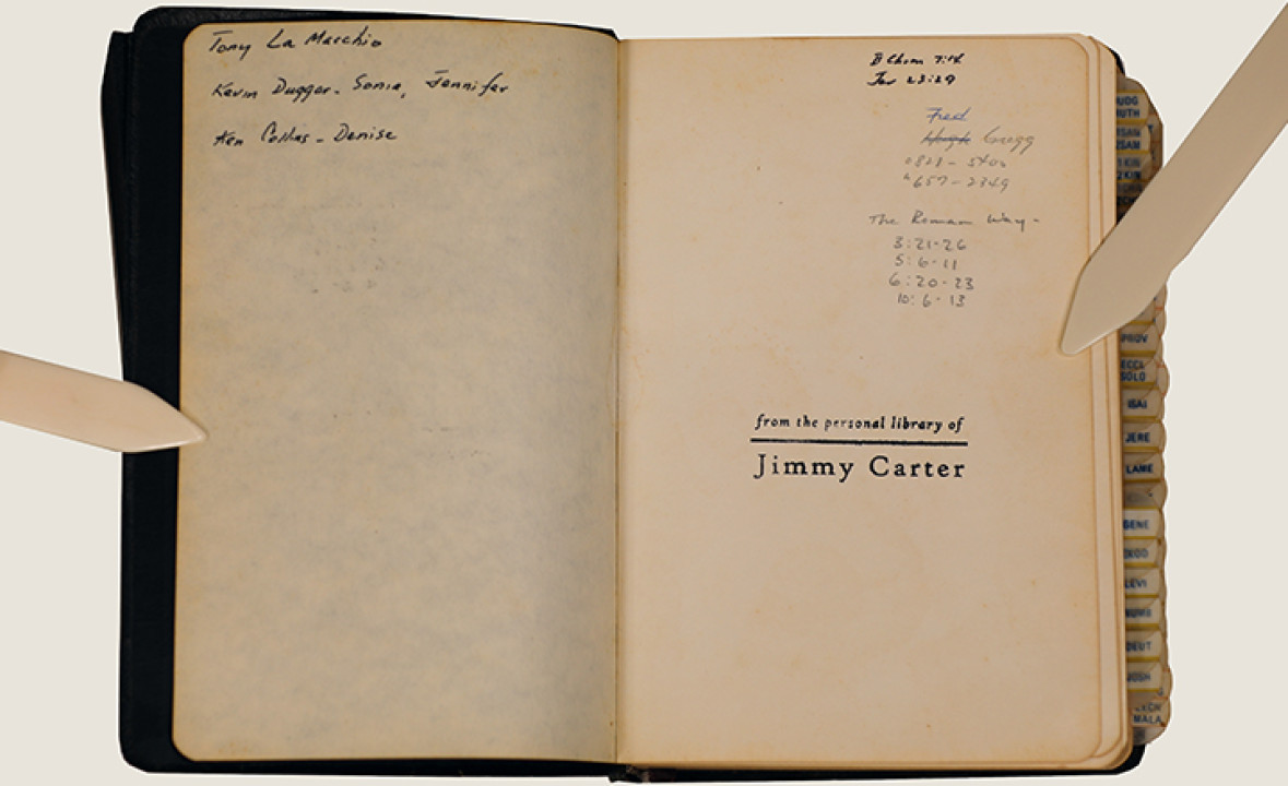 President Jimmy Carter's Bible