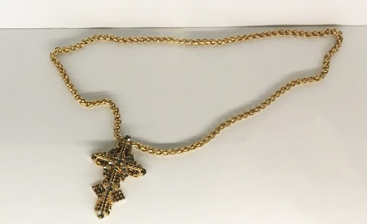 Chiara Boni “La Petite Robe” Cross Necklace