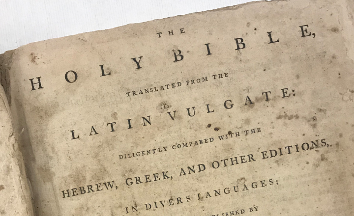 Carey Bible, First Edition