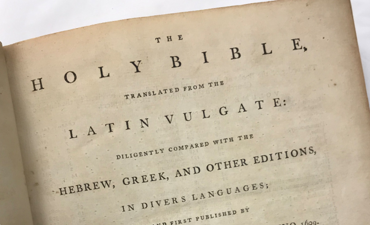 Carey Bible, First Edition