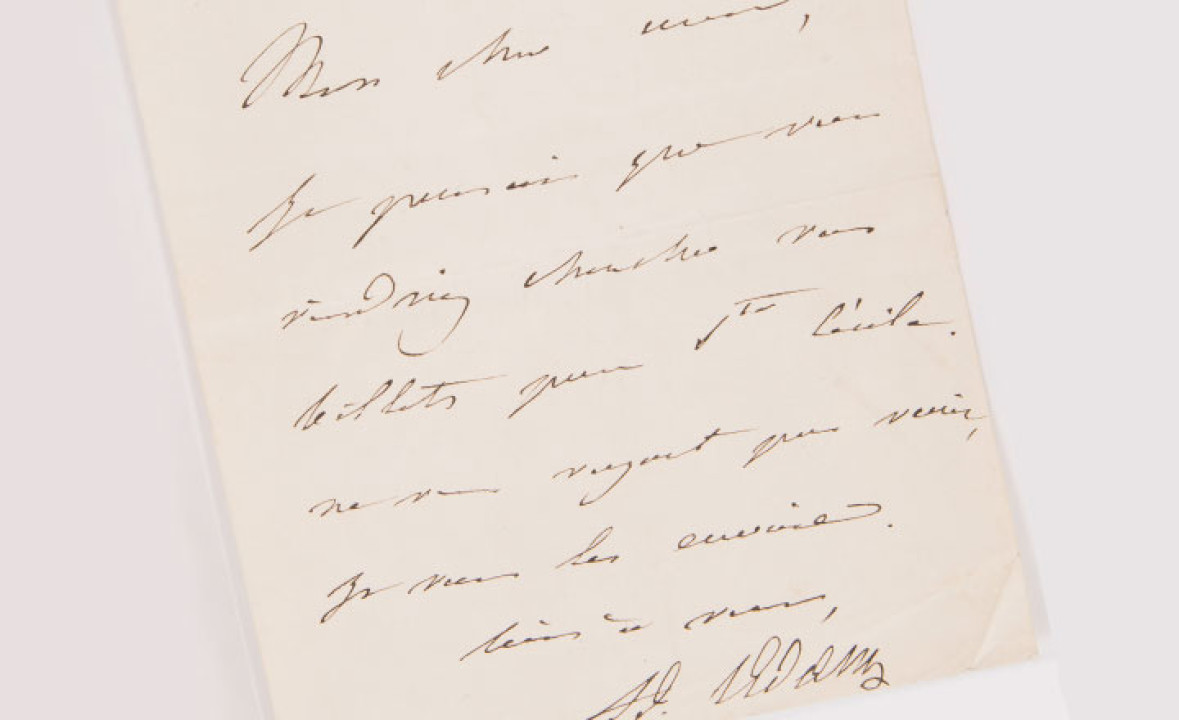 Autographed Letter Signed by Adolphe Adam