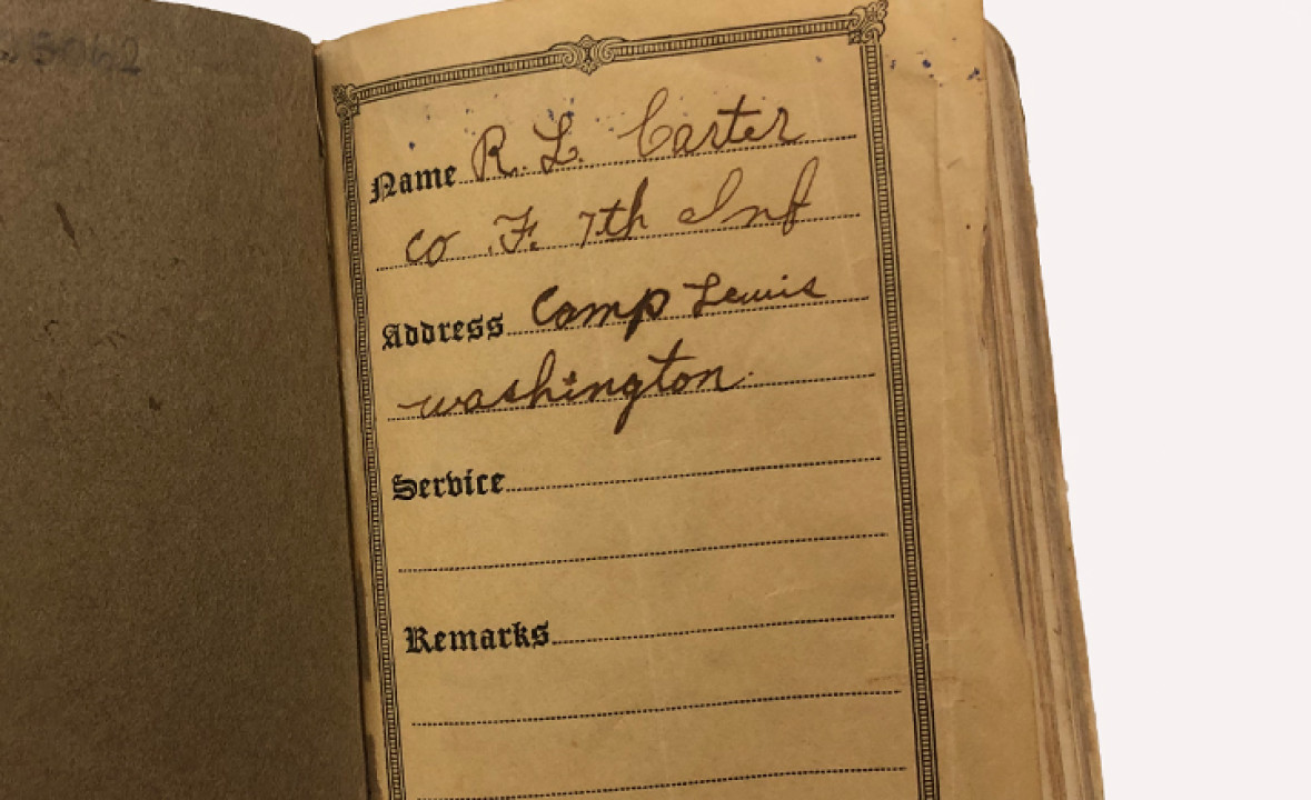 Private Robert Lee Carter’s WWI Army and Navy New Testament, Douay Version