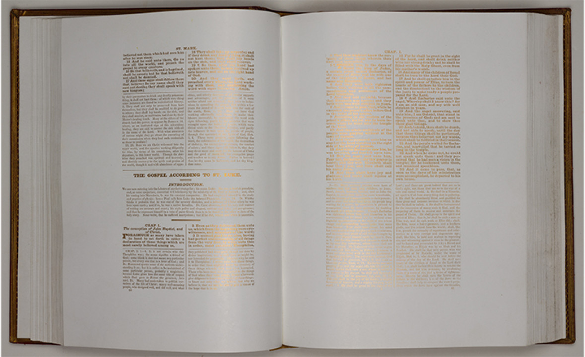 De La Rue’s New Testament in Gold