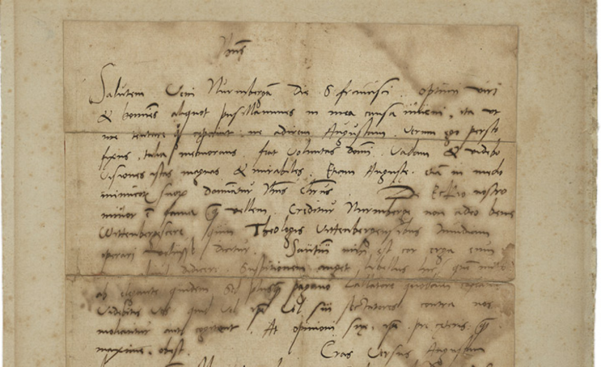 Martin Luther, Autograph Letter Signed, 1518