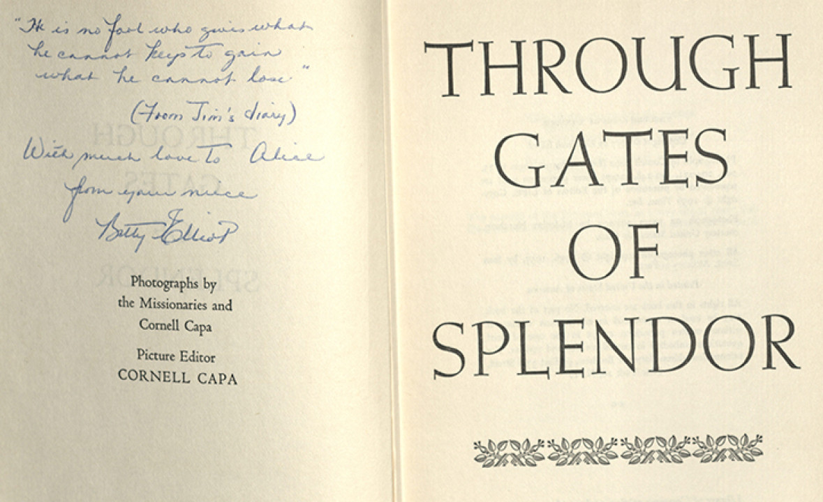 _Through Gates of Splendor_, First Edition