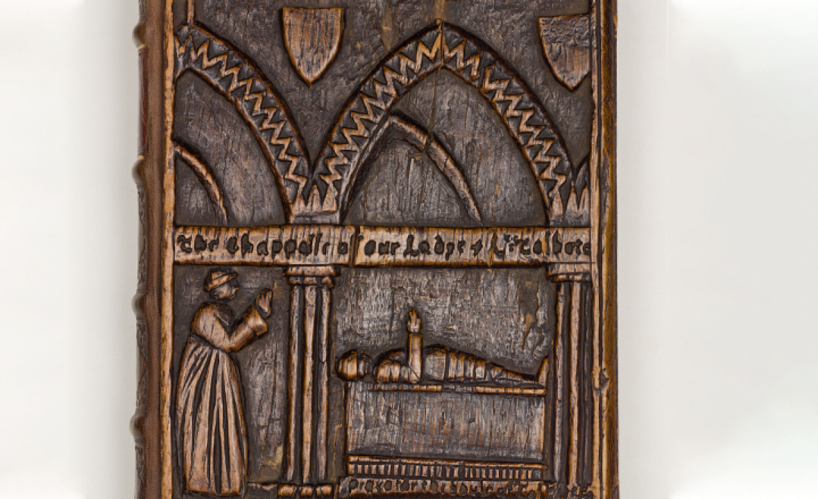 Great Bible Portion with Carved Wooden Cover