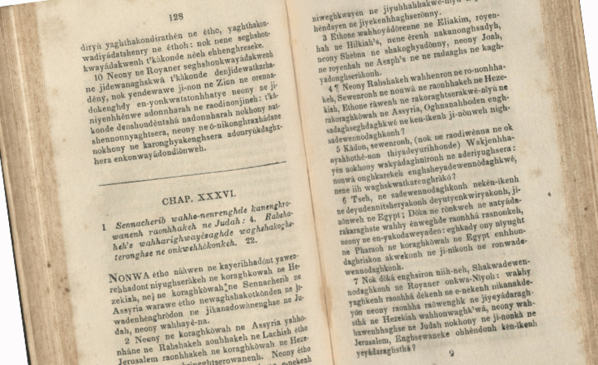 The Book of Isaiah in Mohawk