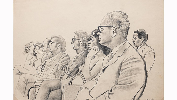 _Court Sketch of the Black Panther Trial_