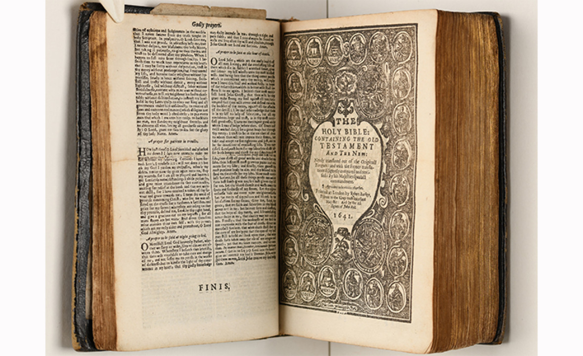 King James Bible with the Book of Common Prayer