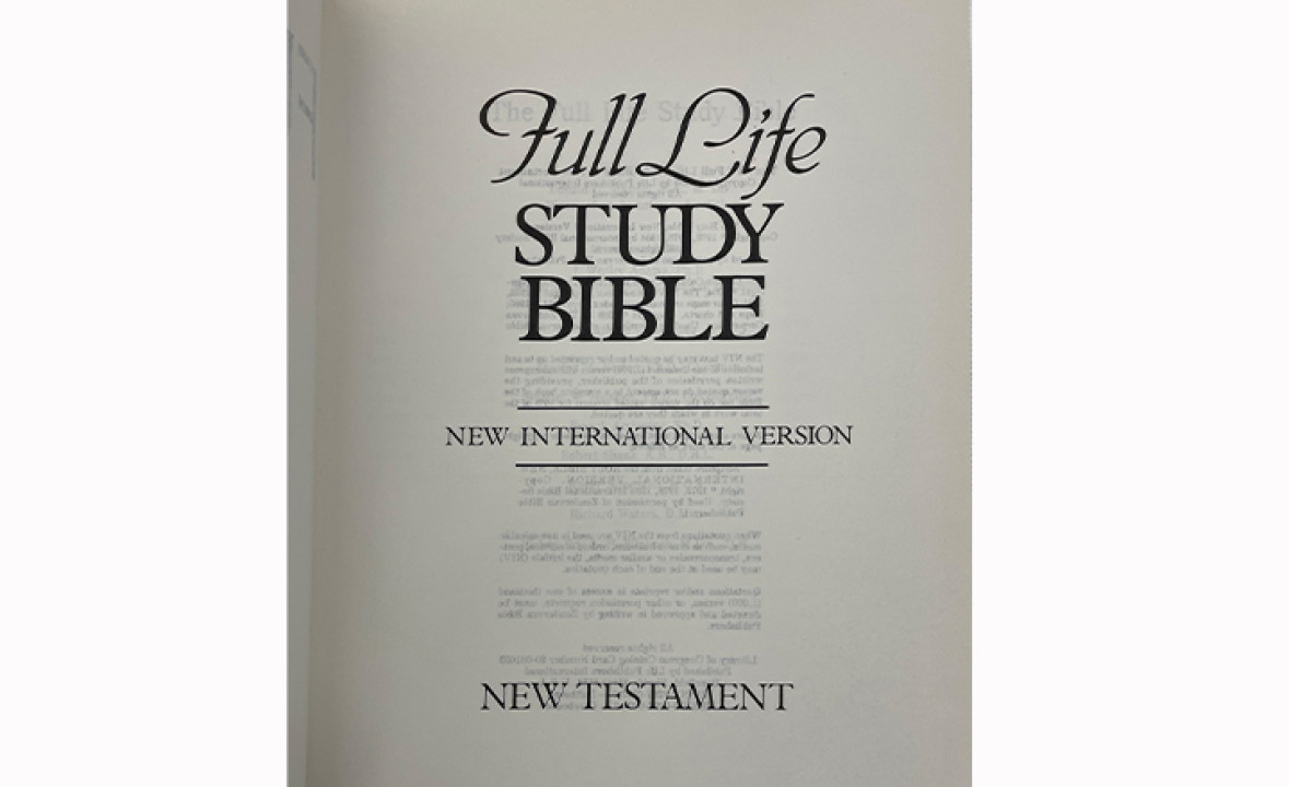 _Full Life Study Bible, New Testament_